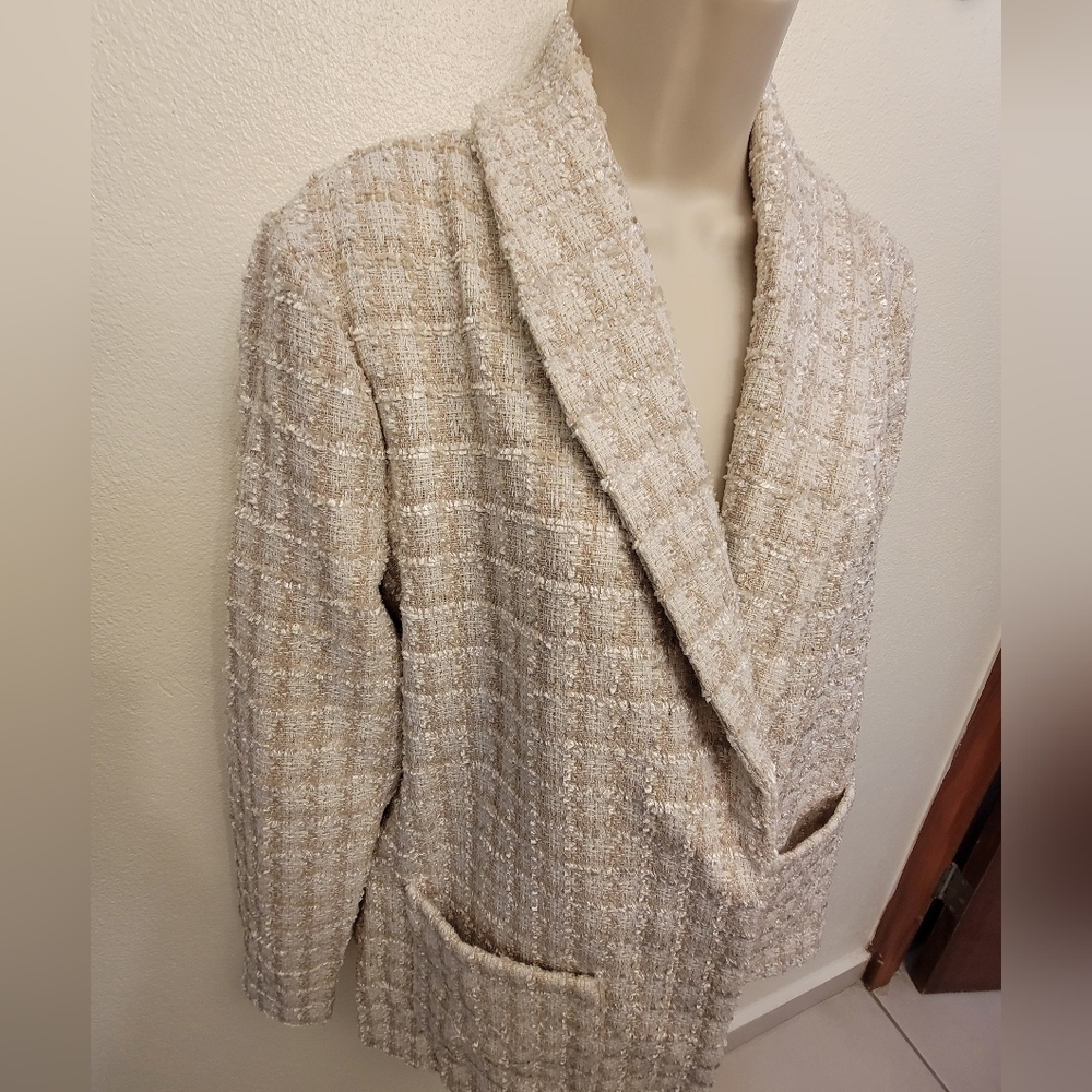 NWT BB Dakota by Steve Madden Tweed Blazer - Picture 2 of 6